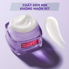 Kem Dưỡng Siêu Cấp Ẩm Căng Mịn Da L'Oréal Paris Revitalift Hyaluronic Acid Plumping Day Cream 50g (WN)