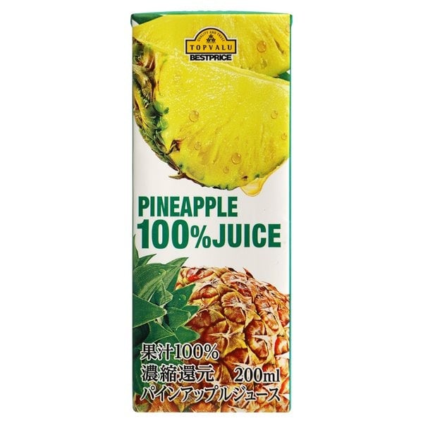 Nước Ép Dứa 100% Topvalu Best Price 200Ml