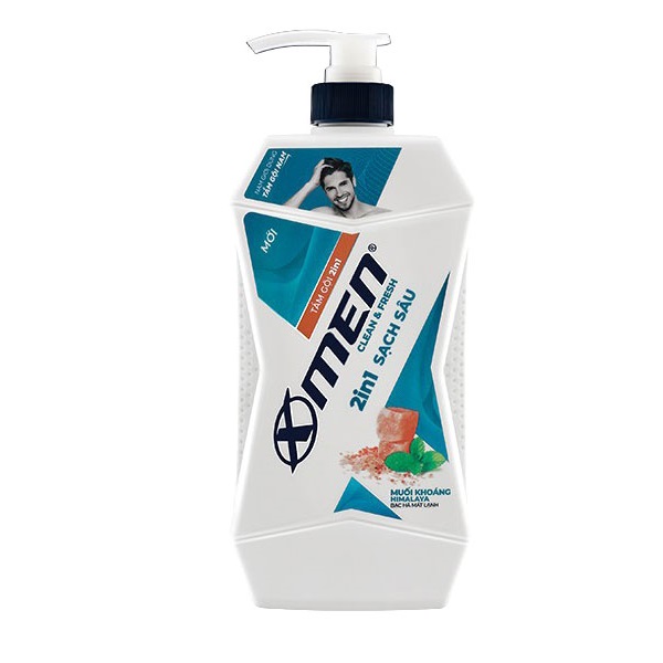 Dầu Gội Sạch Gàu X - Men Clean & Fresh 24H Sạch Sâu 630G