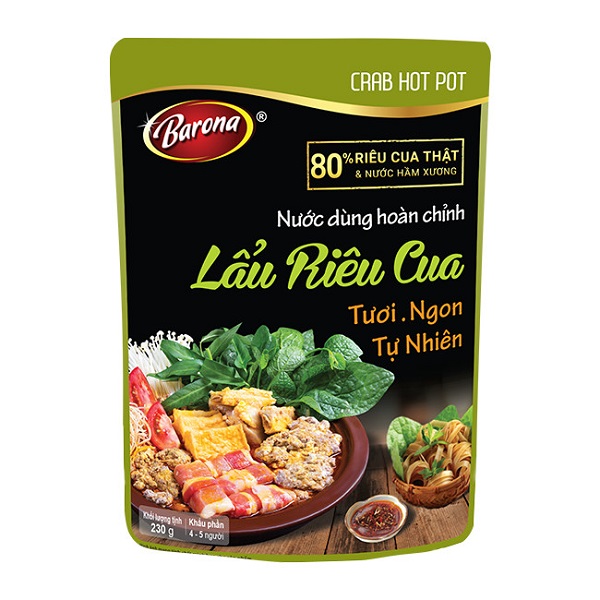 Nước Dùng Hoàn Chỉnh Lẩu Riêu Cua 230G