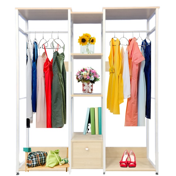 Kệ Treo Quần Áo Kachi Mk - 262 120X140X30Cm