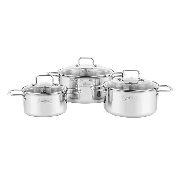 Bộ Nồi Trimax Xr El - 8074 Size 16, 20, 22Cm