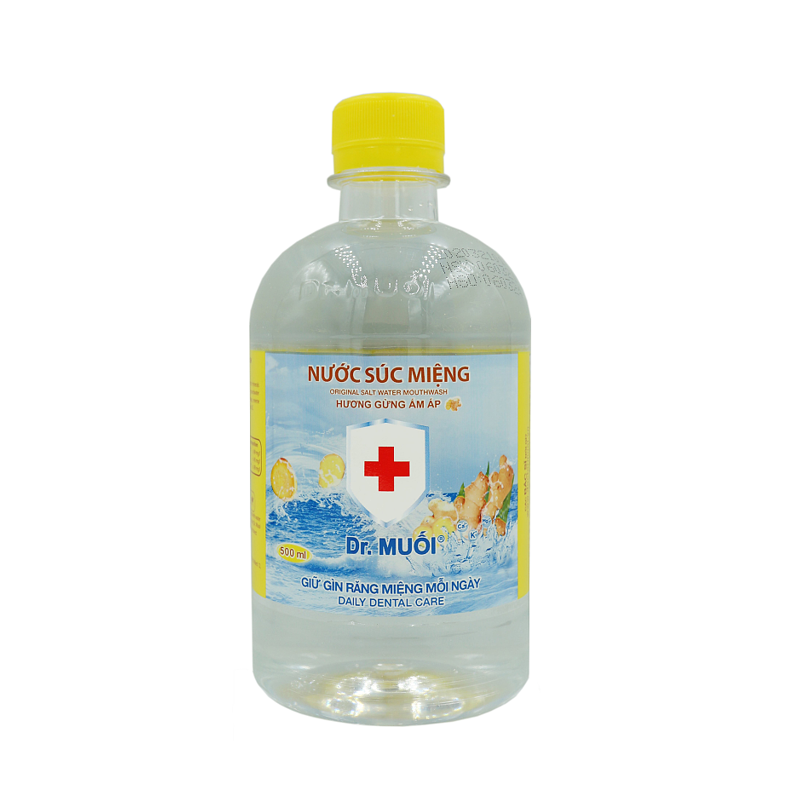 Nước Súc Miệng Dr.muối Hương Gừng 500Ml