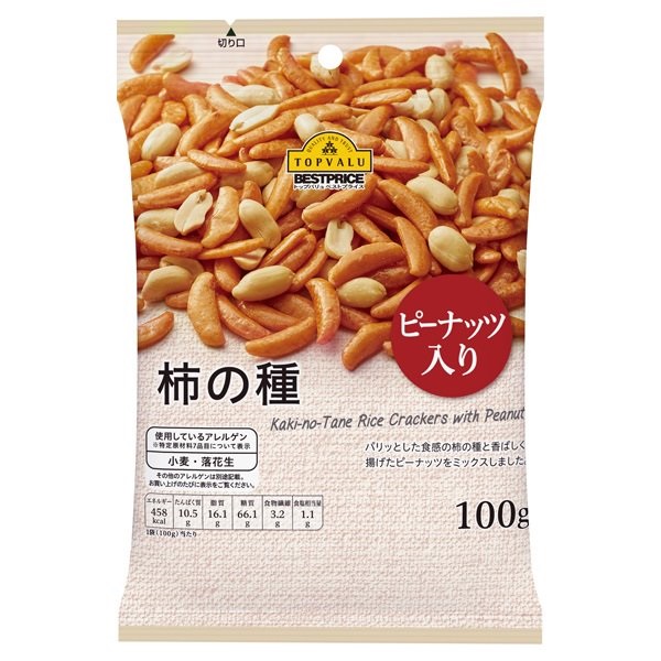 Bánh Gạo Hạt Quả Hồng Với Đậu Phộng Topvalu Best Price 100G