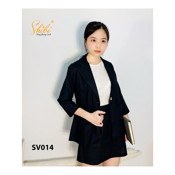 Set Váy Áo Blazer Màu Đen Shibi Set014 (Store 5703)