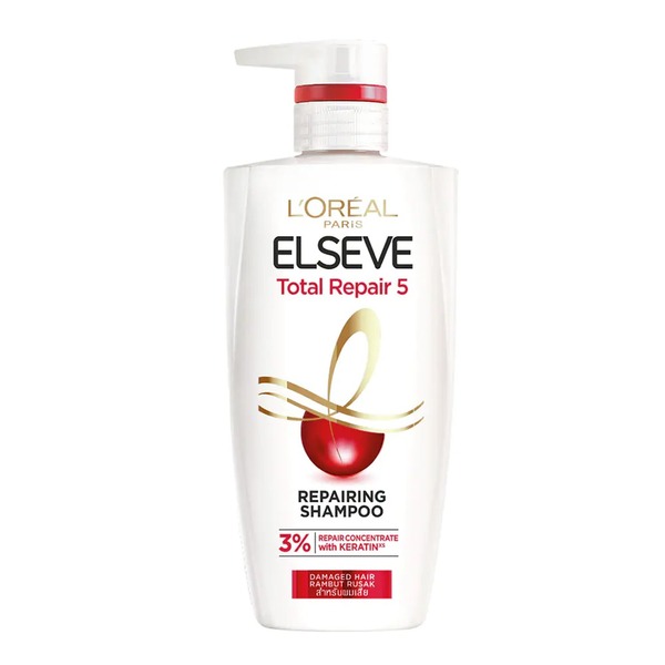 Dầu Gội Giảm Hư Tổn L’oréal Paris Elseve Total Repair 5 Repairing Shampoo 620Ml (Wn)