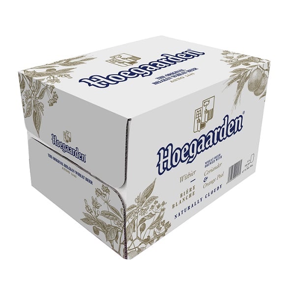 Thùng 12 Lon Bia Hoegaarden White 500Ml