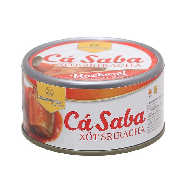 Cá Saba Xốt Sriracha Seaspimex 185G