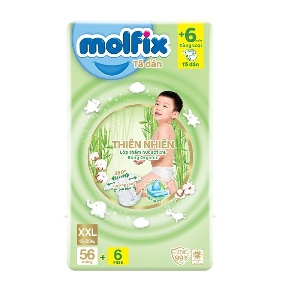 Tã Dán Molfix Super Jumbo Xxl56