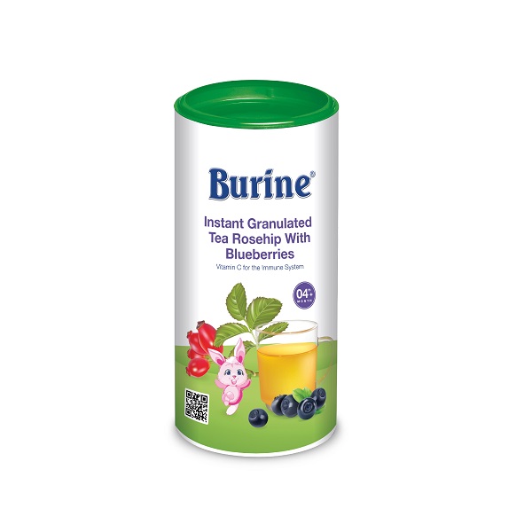 Trà Cốm Hoa Quả Vị Tầm Xuân Việt Quất 4M+ Burine 200G