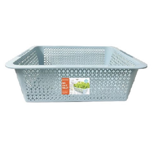 Rổ Chữ Nhật Bioplas 27Cm (Giao Màu Ngẫu Nhiên)