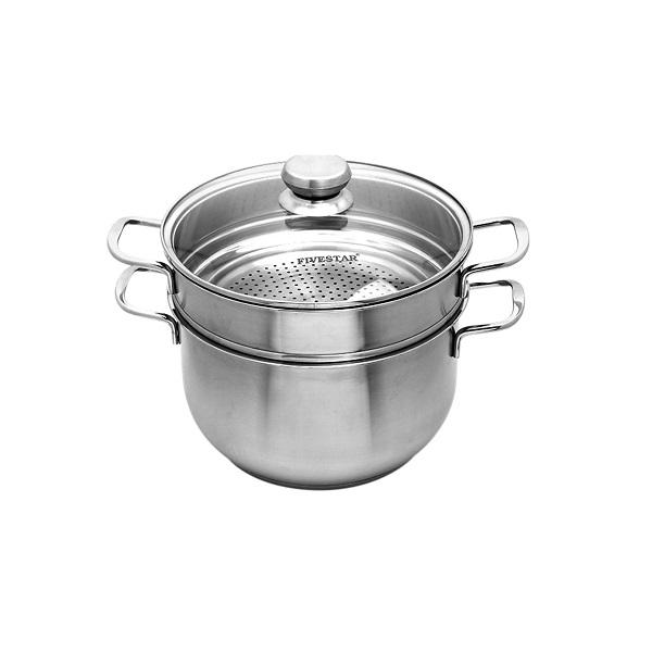 Bộ 2 Nồi Xửng Inox 430 24Cm St24 - 3Dg