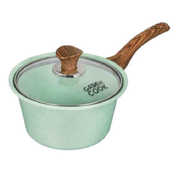 Quánh Greencook Tráng Men Xanh Từ 18Cm Gcs05 - 18Lh
