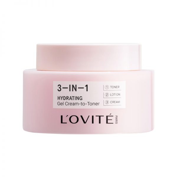 Kem Dưỡng Ẩm Dạng Gel L'ovite 3 - In - 1 Hydrating Gel Cream - To - Toner 50Ml (Wn)