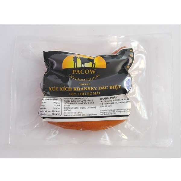 Xúc Xích Bò Kransky Đặc Biệt Pacow 200G