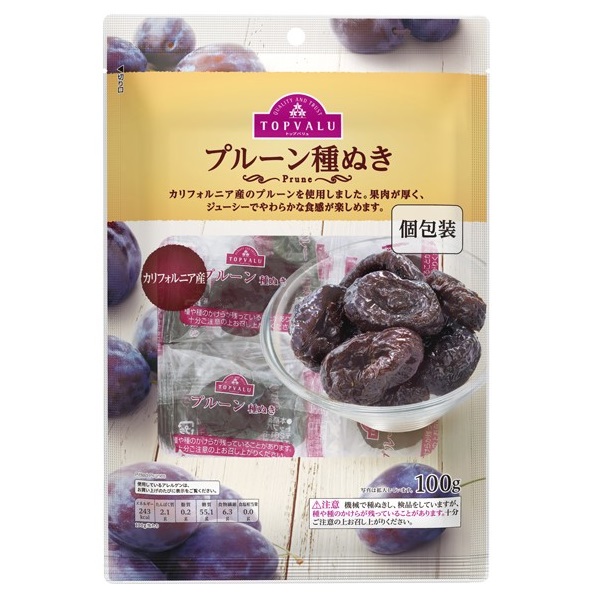 Mận Khô Không Hạt Topvalu 100G
