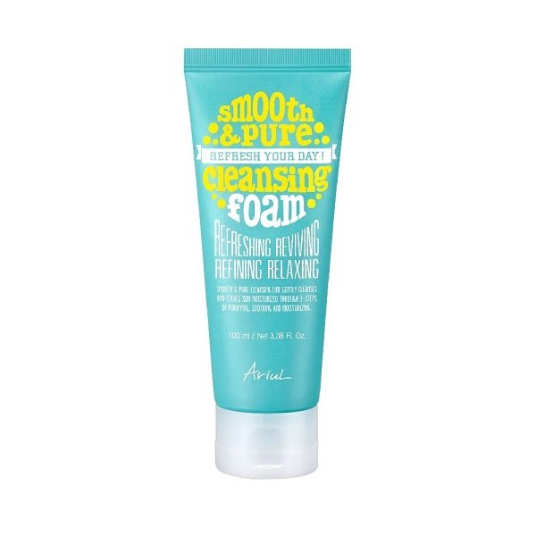 Sữa Rửa Mặt Sạch Sâu Bụi Mịn Và Ẩm Mượt Da Ariul Smooth & Pure Cleansing Foam 100Ml (Wn)