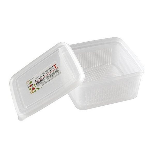 Hộp Nhựa Đựng Thực Phẩm 2 Lớp 1, 1L Nakaya