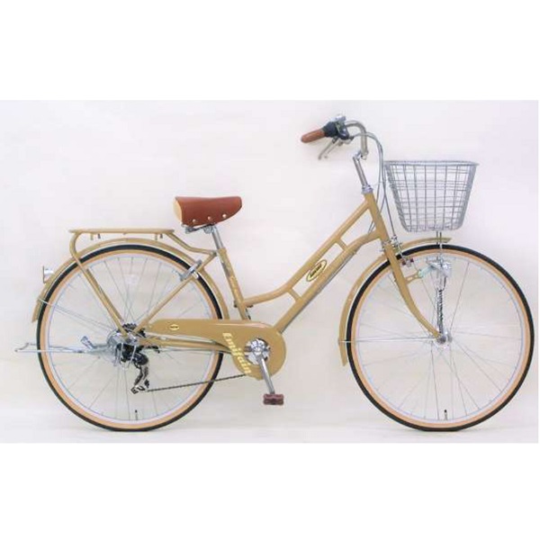 Xe Đạp Thời Trang 26" Saimoto Emifain - Kem