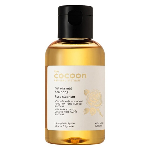 Gel Rửa Mặt Chiết Xuất Từ Hoa Hồng Cocoon Rose Cleanser 140Ml (Wn)