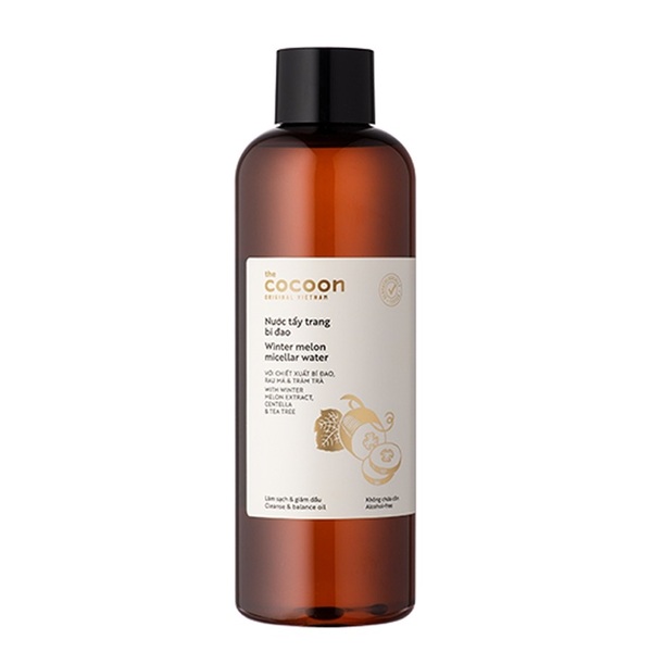 Nước Tẩy Trang Bí Đao Làm Sạch & Giảm Dầu Cocoon Winter Melon Micellar Water 500Ml (Wn)
