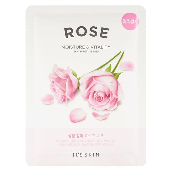Mặt Nạ Chiết Xuất Hoa Hồng Se Lỗ Chân Lông It's Skin The Fresh Mask Sheet Rose 20G (Wn)