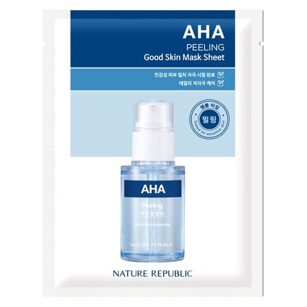 Mặt Nạ Chiết Xuất Aha Sáng Mịn Da Nature Republic Good Skin Aha Mask Sheet 24G (Wn)