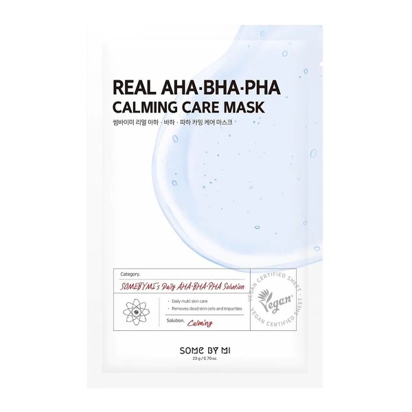 Mặt Nạ Dưỡng Da Tẩy Tế Bào Chết Some By Mi Real Aha - Bha - Pha Calming Care Mask 20G (Wn)