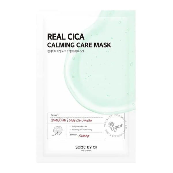 Mặt Nạ Dưỡng Da Giảm Kích Ứng, Dịu Da Some By Mi Real Cica Calming Care Mask 20G (Wn)