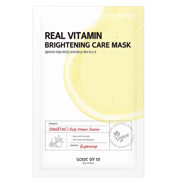 Mặt Nạ Dưỡng Da Làm Sáng Da Some By Mi Real Vitamin Brightening Care Mask 20G (Wn)