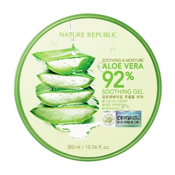Gel Dưỡng Ẩm Chiết Xuất Lô Hội Nature Republic Soothing & Moisture Aloe Vera 92% Soothing Gel 300G (Wn)