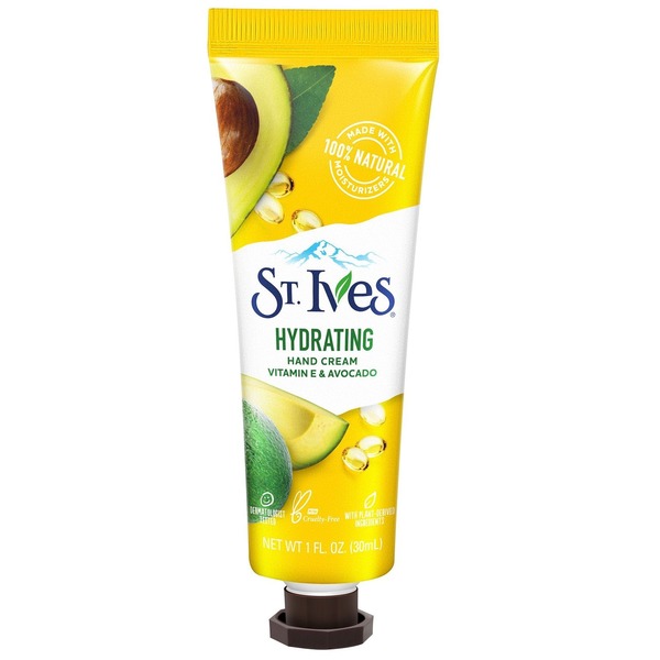 Kem Dưỡng Da Tay Vitamin E & Bơ St.ives Hydrating Vitamin E & Avocado Handcream 30Ml (Wn)