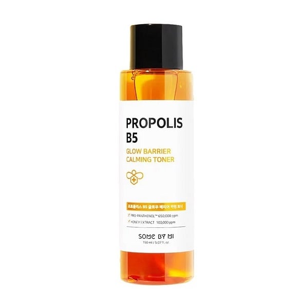 Nước Hoa Hồng Dưỡng Ẩm, Hỗ Trợ Phục Hồi Da Some By Mi Propolis B5 Glow Barrier Calming Toner 150Ml (Wn)