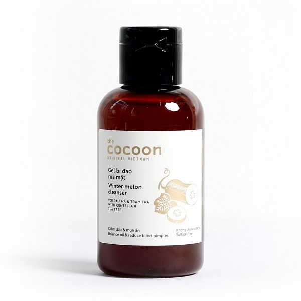 Gel Rửa Mặt Bí Đao Làm Giảm Dầu & Mụn Cocoon Winter Melon Cleanser 140Ml (Wn)