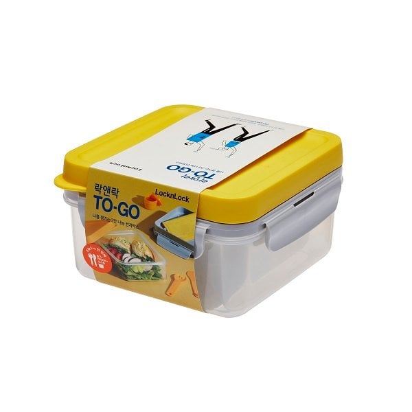 Hộp Cơm Lock & Lock Hpl979Lyel 1.2L Màu Vàng