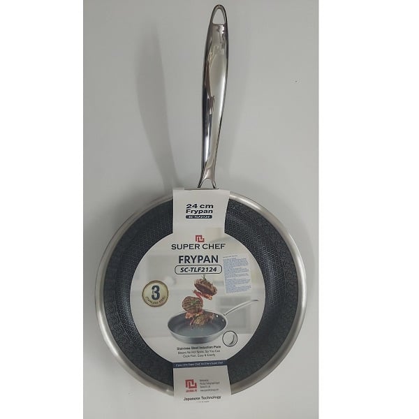 Chảo Super Chef - Titan 3 Lớp 24Cm Sc_Tlf2124