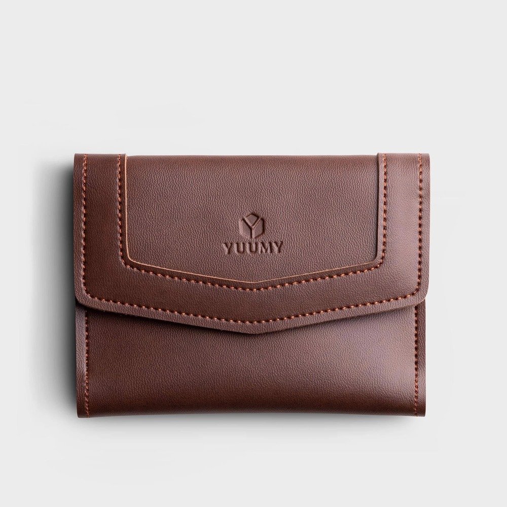 [Tn] Ví Da Nữ Màu Nâu Yuumy Mellow Yv49N