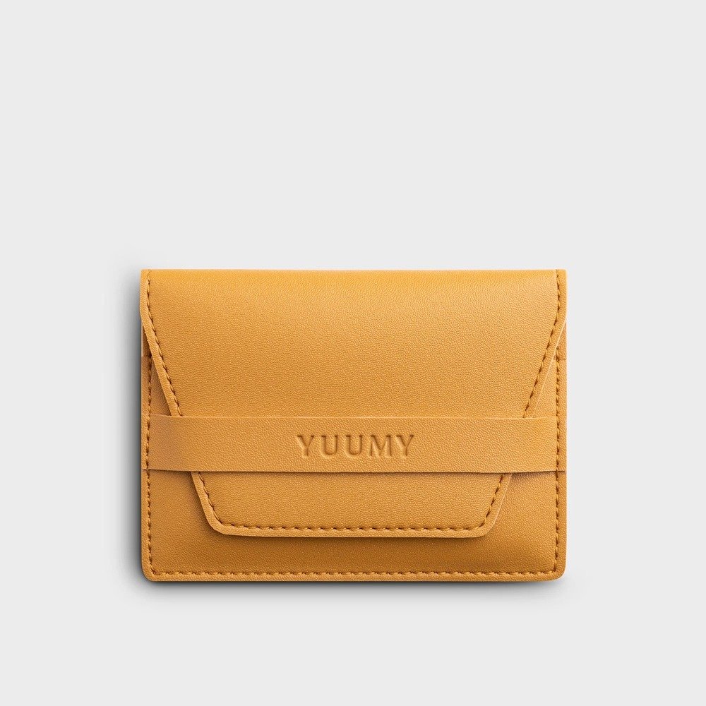 [Tn] Ví Nữ Đựng Thẻ Card Màu Vàng Yuumy Seasand Yv54V
