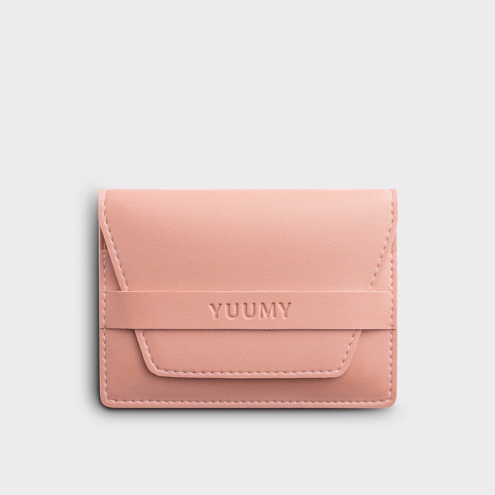 [Tn] Ví Nữ Đựng Thẻ Card Màu Hồng Phấn Yuumy Seasand Yv54Hp