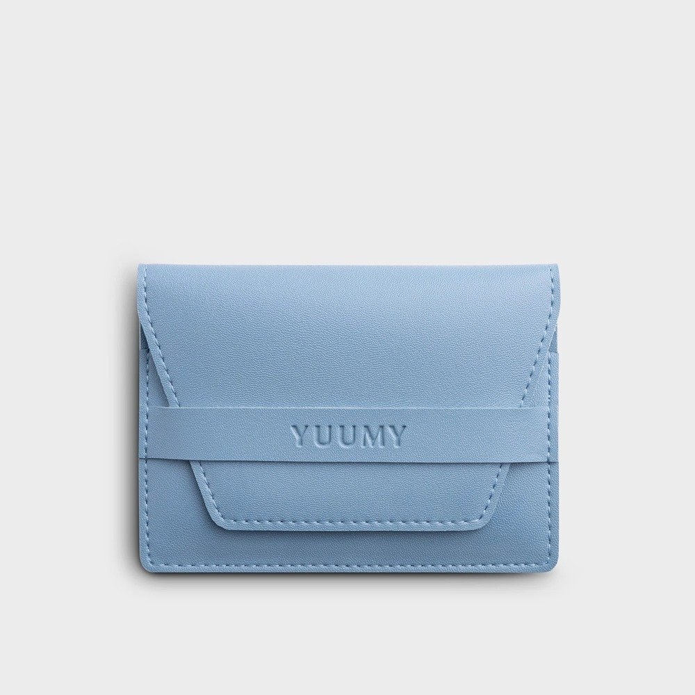 [Tn] Ví Nữ Đựng Thẻ Card Màu Xanh Dương Yuumy Seasand Yv54Xd
