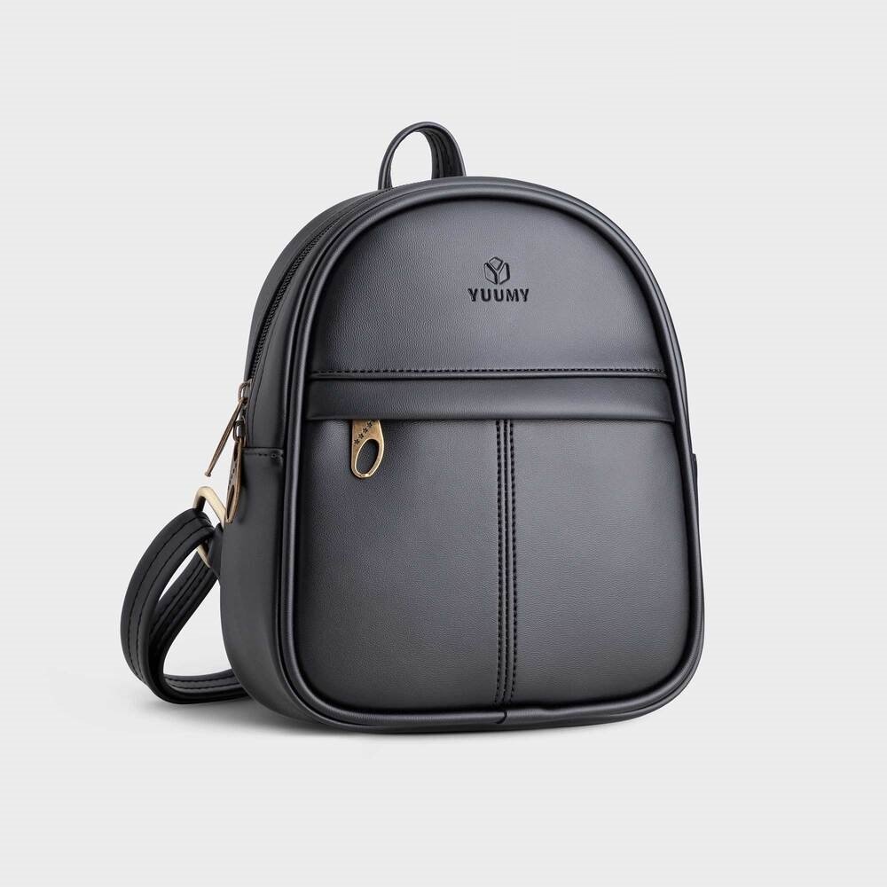 [Tn] Balo Nữ Nhỏ Gọn Da Mềm Màu Đen Yuumy Mellow Yba41D