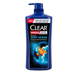Dầu Gội Sạch Gàu Clear Men Perfume Deep Ocean 840g