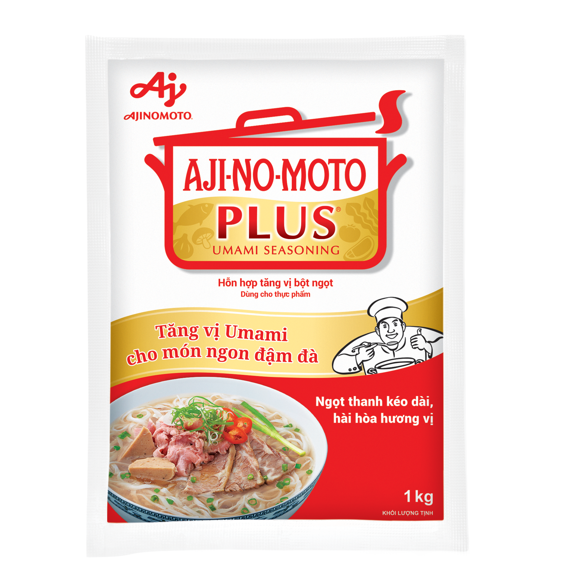 Bột Ngọt (Mì Chính) Ajinomoto Plus 1Kg