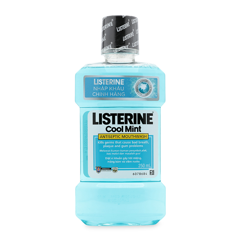 Nước Súc Miệng Listerine Cool Mint 250Ml