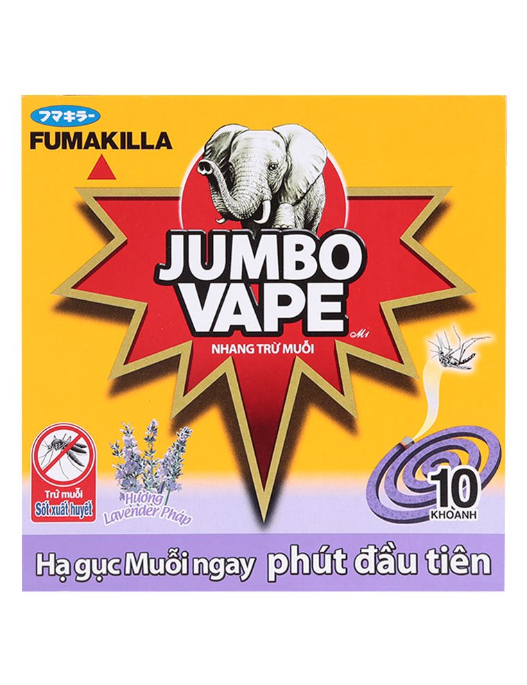 Nhang Muỗi Jumbo Vape Super V Lavender 10K
