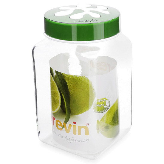 Hũ Thuỷ Tinh Vuông Herevin 3000Ml 137017