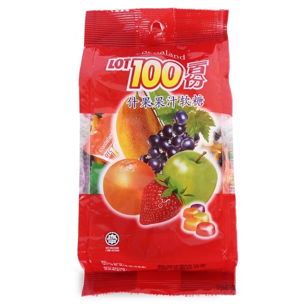 Kẹo Dẻo Hương Trái Cây Lot 100 - Gói 150G