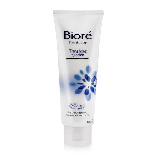 Sữa Rửa Mặt Bioré Trắng Hồng Tự Nhiên 100G