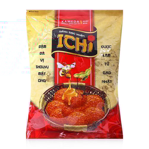 Bánh Gạo Nhật Ichi Vị Mật Ong Kameda Gói 100G
