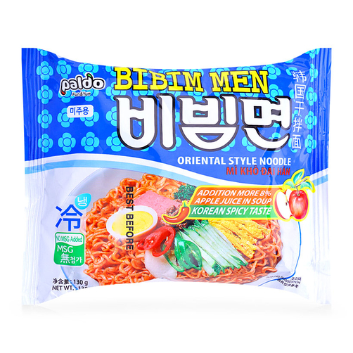 Mì Khô Đại Hàn Bibim Men Gói 130G | Bibim Men Oriental Style Noodle 130G